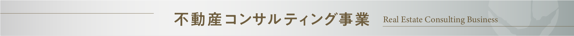不動産コンサルタント事業