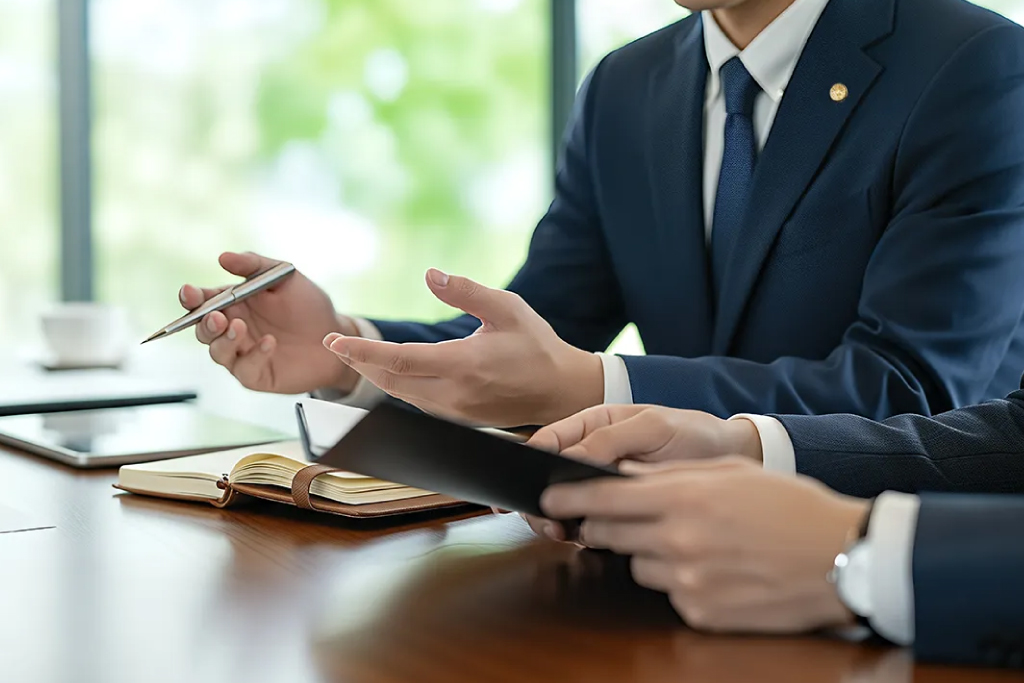 弁護士は権利の整理を、不動産会社は評価と買主探しを担当する